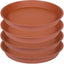 4 Platillos 10" para Plantas Baño Pájaros