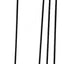 Gancho extensión acero 18" para plantas negro set 4