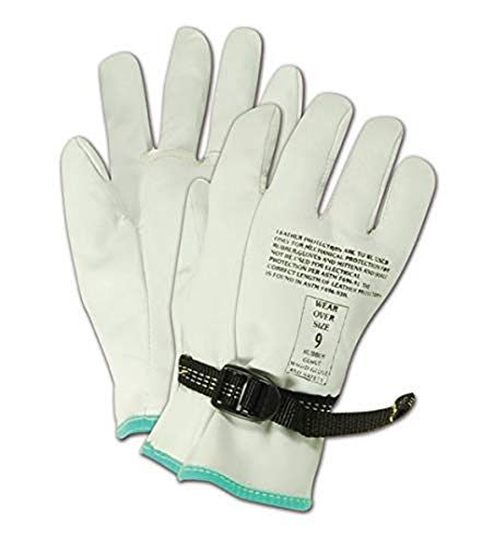 Guantes cuero protectores talla 10/XL 9.5pulg