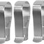 Clip visera puerta garaje Genie 37768A acero inox set 3