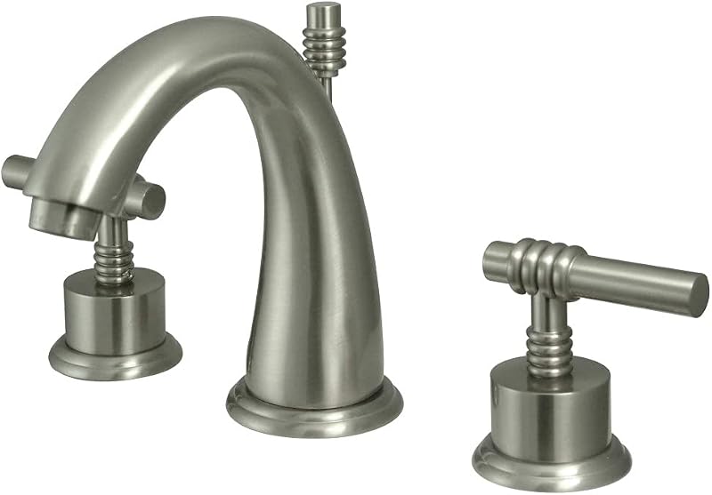 Grifo lavabo manija palanca níquel cepillado