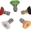 Set 5 boquillas pulverización lavadora 1/4" 4.0 GPM