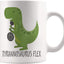 Taza entrenamiento T-Rex 11oz color blanco