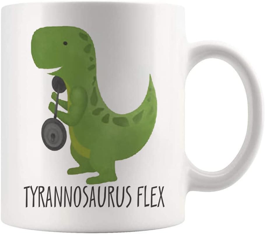 Taza entrenamiento T-Rex 11oz color blanco