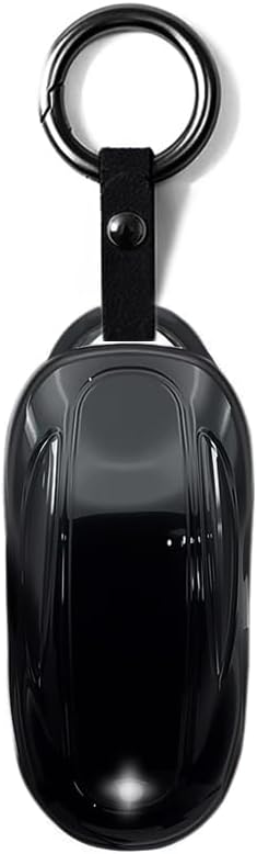 Funda llavero Tesla Model X transparente negro