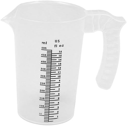 Jarra medidora 16oz translúcida multiusos