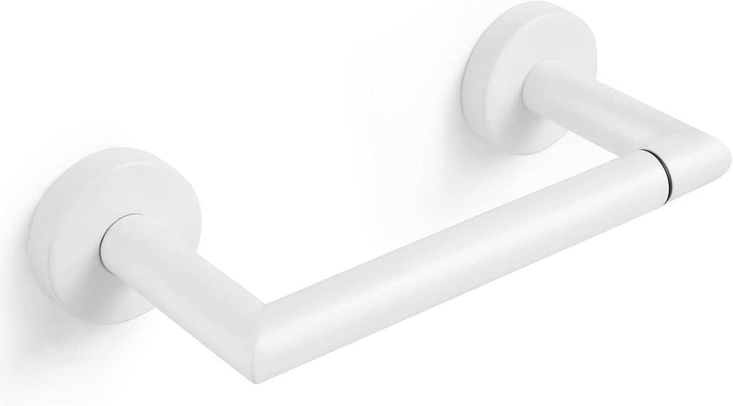 Soporte papel higiénico acero inox blanco moderno