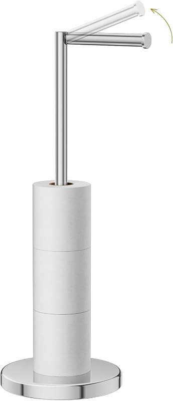 Soporte papel higiénico acero inox 304 para 4 rollos