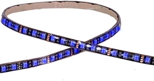 Tira luz LED autoadhesiva azul 36"