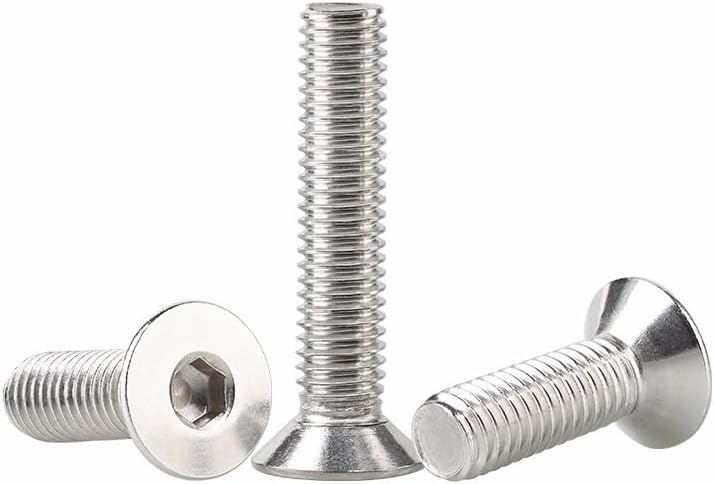 Tornillos M5 acero inox 18-8 brillante Allen 50 uds