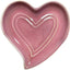 Soporte cerámica cuchara encimera cocina forma corazón rosa