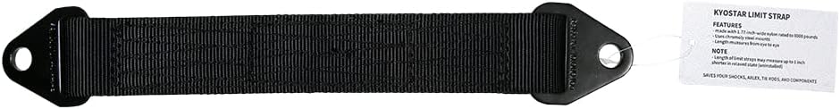 Correa limite 15" cuádruple 10000lb negro pack 2