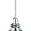 Colgante cocina 1 luz níquel cepillado 11x8pulg
