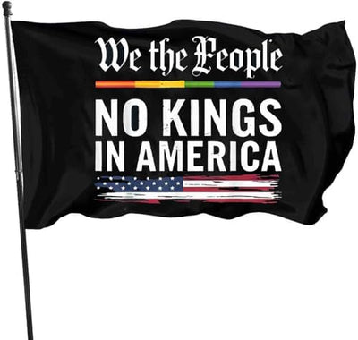 Bandera poliéster 3x5ft ojales latón texto inglés