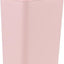 Cubo basura plástico 3.5gal tapa giratoria color rosa