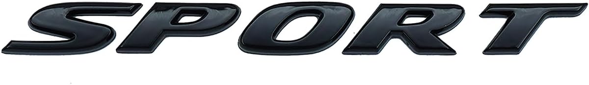 Placa identificación deportiva para Civic negro brillante