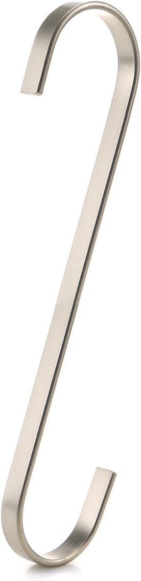 4 Ganchos S 9" Níquel Perlado Cromado