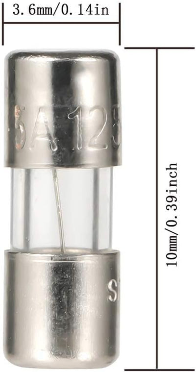 Fusibles Vidrio 110-125V 5A Retardo Lento