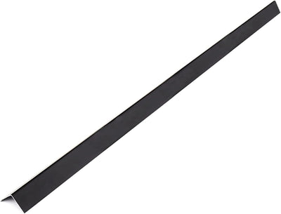 10 Protectores Esquina Pared Aluminio 1.6x1.6x48pulg Negro