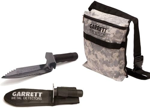 Detector metales con funda camuflaje