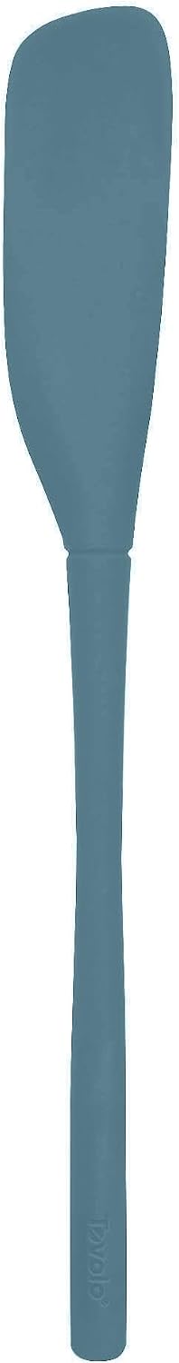 Espátula silicona con raspador mango largo cocina