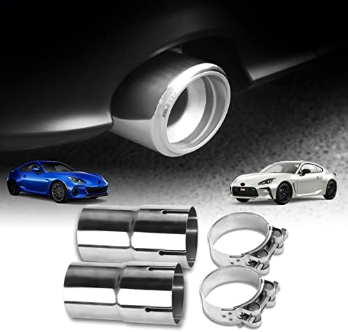 Adaptador tubo escape Toyota GR86 Subaru BRZ 2021-2025 2uds