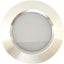 Lámparas techo LED blanco cálido aluminio set 6