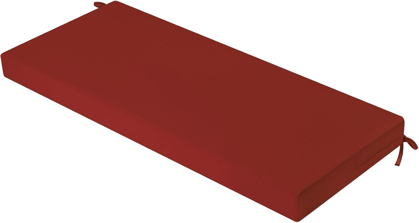 Cojín banco exterior impermeable con lazo 48x