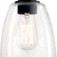 Lámpara baño 15.25pulg 2 luces níquel cepillado pared