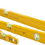 Set 3 niveles profesionales 48x24" Torpedo aluminio