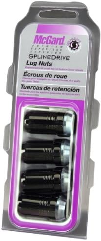 Set 4 tuercas asiento cono M14x1.5 negro
