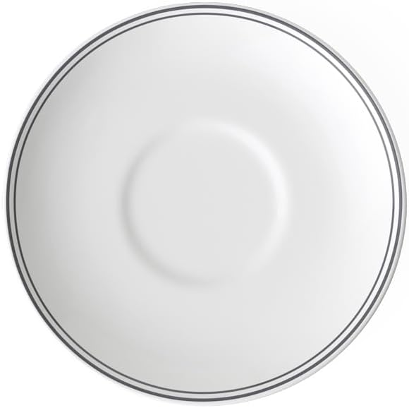 Plato tazas té porcelana premium 6pulg