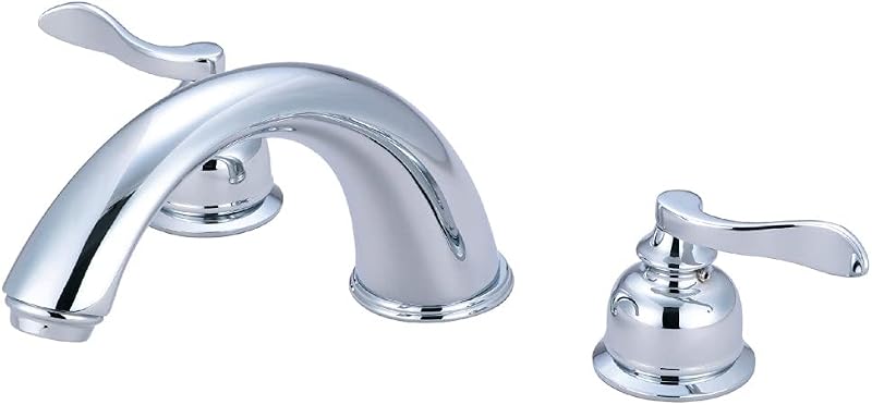 Grifo bañera romano francés cromado pulido