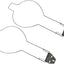 2 Soportes para sombrero camión auto metal resistente