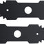 2 Cuchillas Bordeadora 9" Acero Templado Ryobi