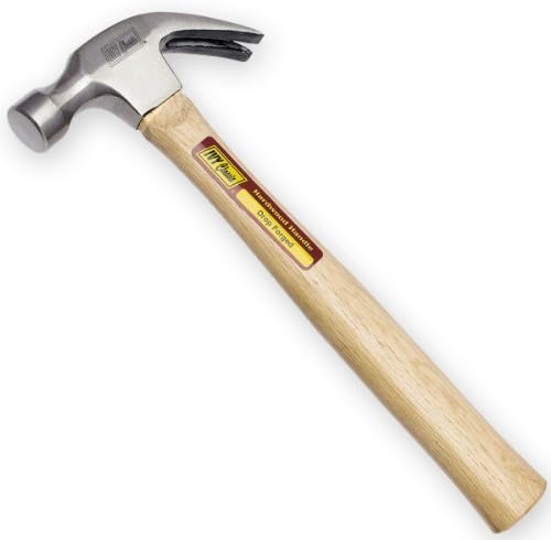 Martillo mango madera dura garra curvada 13oz
