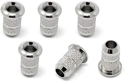 Virolas carga superior cromado para guitarra eléctrica set 6