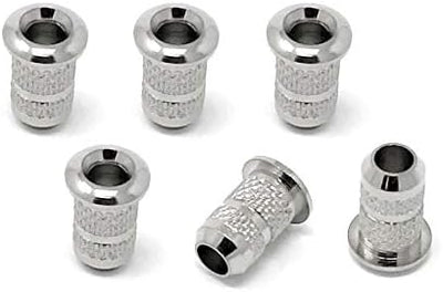 Virolas carga superior cromado para guitarra eléctrica set 6