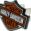 Enganche remolque aluminio logo Harley-Davidson a color