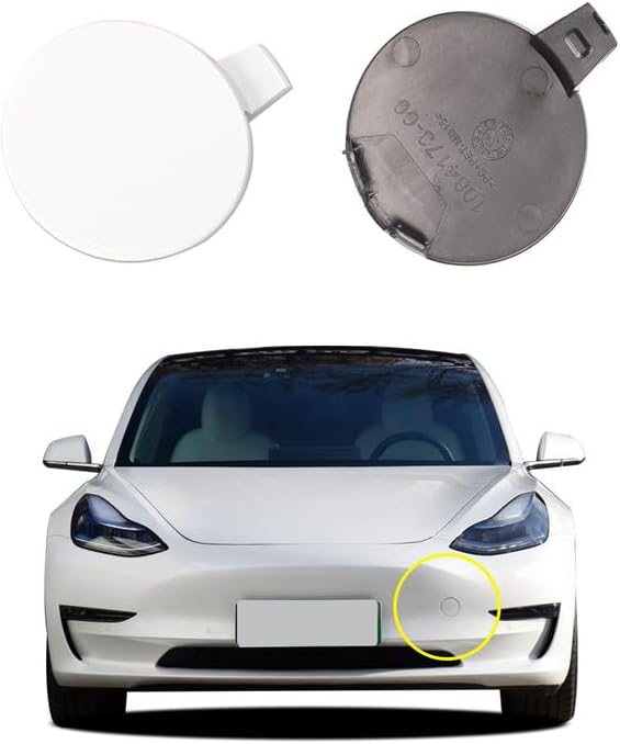 Cubierta gancho remolque para parachoques Tesla Model S