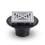 Drenaje ducha redondo ABS 2pulg con colador 4 1/4pulg