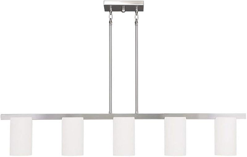 Candelabro 5 luces níquel cepillado