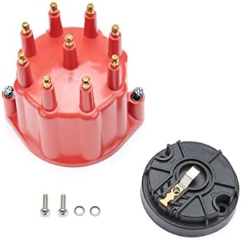 Tapa y rotor motor cilindro distribuidor 8 rojos