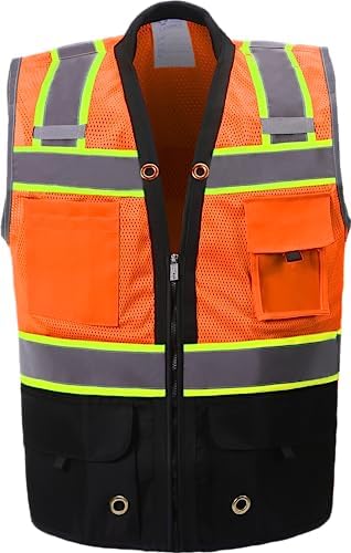 Chaleco seguridad alta visibilidad con correas reflectantes