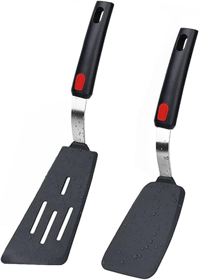 2 Pzas Espátulas Silicón Resistentes 600°F Cocina