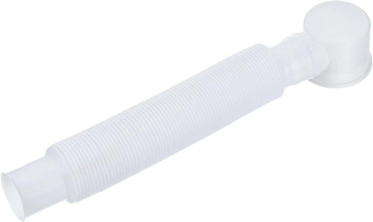 Tubos drenaje bañera flexible blanco 1pie