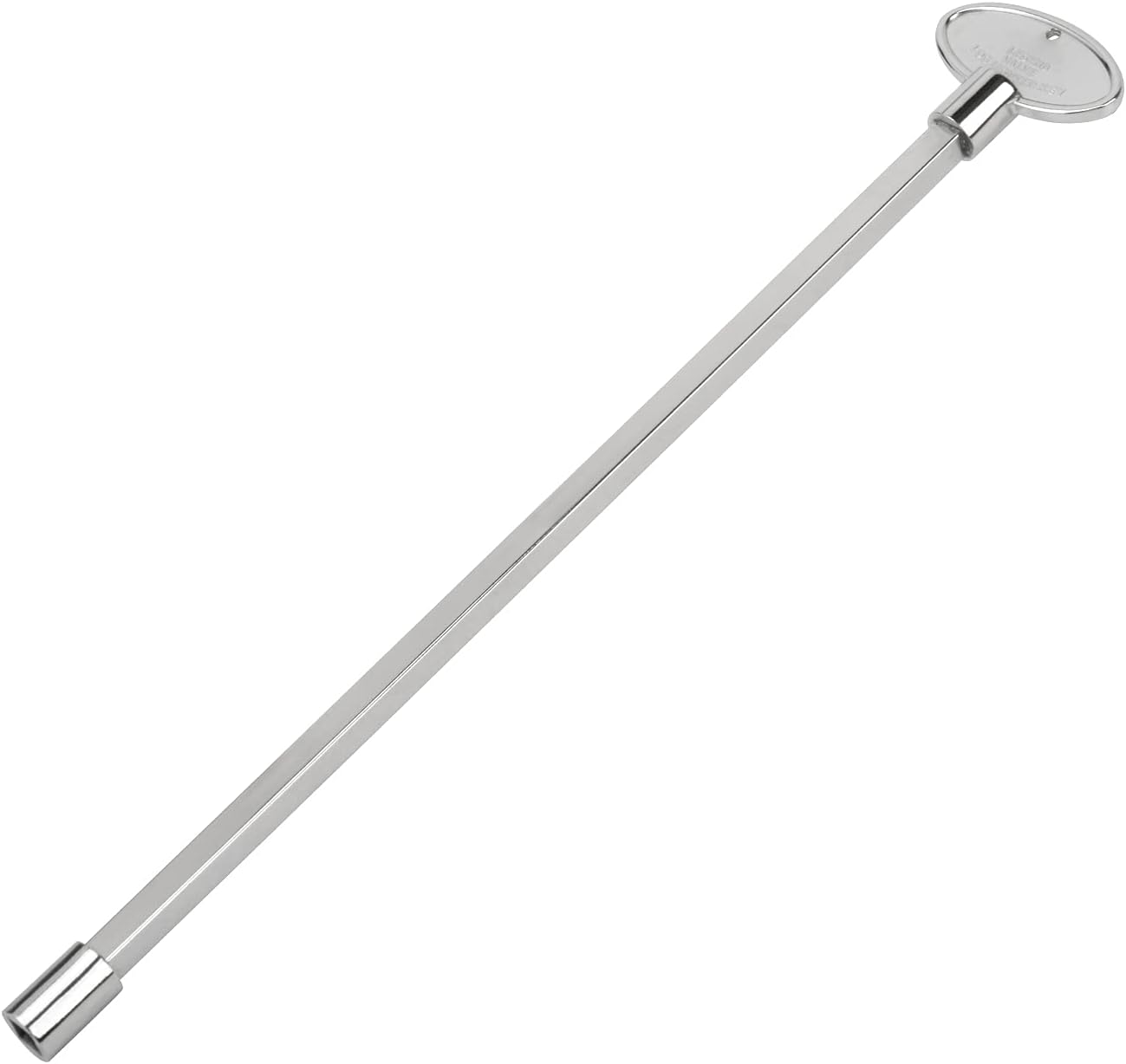 Llave universal válvula gas 1/4 y 5/16" cromo 12"