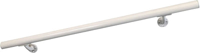 Barandilla escalera 14ft soportes color blanco hecha EE.UU.