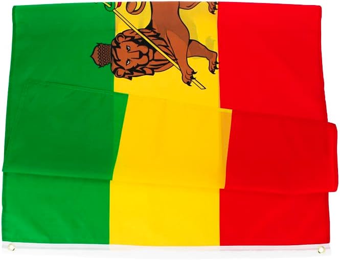 Bandera Etiopía León 3x5ft Bandera León Judá
