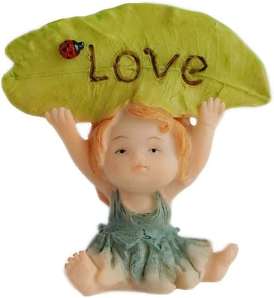 Figura hada del amor jardín miniatura